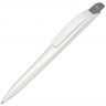 Ручка шариковая пластиковая UMA Stream, белый/серый