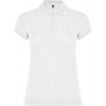  Рубашка поло Roly Star женская, белый, размер XL (48)
