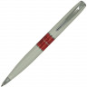 Ручка шариковая Pierre Cardin LIBRA с поворотным механизмом, белый/красный