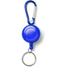 Брелок для ключей DOKI с карабином и выдвижным кольцом, королевский синий