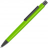 Металлическая шариковая ручка soft touch UMA Ellipse gum, светло-зеленый