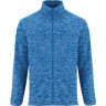 Куртка флисовая Roly Artic, мужская, королевский синий меланж, размер M (46-48)