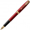 Перьевая ручка Parker Sonnet Red GT Intense, перо: F, цвет чернил: black, в подарочной упаковке