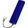 Флеш-карта USB 2.0 16 Gb металлическая с колпачком Borgir, темно-синий