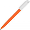 Ручка пластиковая шариковая Миллениум Color BRL, оранжевый/белый