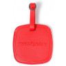 Бирка для багажа SWISSGEAR, ПВХ, 10,5 x 0,4 x 10,5 см, красный