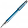 Ручка перьевая Pierre Cardin I-SHARE, синий прозрачный, упаковка Е-2