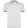Рубашка поло Roly Montreal мужская, белый/нэйви, размер 2XL (58)