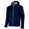 Куртка софтшел Slazenger Match мужская, темно-синий/серый, размер 2XL (56)