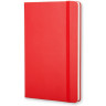 Записная книжка Moleskine Classic (нелинованный) в твердой обложке, Large (13х21 см), красный