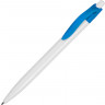 Ручка шариковая Какаду, белый/голубой