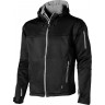 Куртка софтшел Slazenger Match мужская, черный/серый, размер S (48)