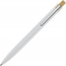 Шариковая ручка Nooshin из переработанного алюминия, черные чернила, белый