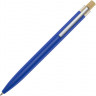 Шариковая ручка Nooshin из переработанного алюминия, черные чернила, синий