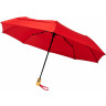 Автоматический складной зонт Avenue Bo из переработанного ПЭТ-пластика, красный