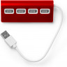  USB-хаб PLERION, красный