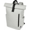 Рюкзак Byron 15 изготовленный из переработанного ПЭТ по стандарту GRS, светло-серый