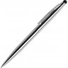 Ручка шариковая металлическая поворотная Lettertone Glory со стилусом, серебристый