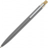 Шариковая ручка Nooshin из переработанного алюминия, черные чернила, серый