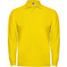 Рубашка поло Roly Estrella мужская с длинным рукавом, желтый, размер S (44)