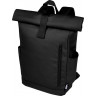 Рюкзак Byron 15 изготовленный из переработанного ПЭТ по стандарту GRS, черный