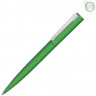 Металлическая шариковая ручка soft touch UMA Brush gum, зеленый