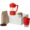 Подарочный набор Eat & Bite с кофе, кружкой и френч-прессом Бодрое утро, красный