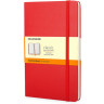 Записная книжка Moleskine Classic (в линейку) в твердой обложке, Pocket (9x14 см), красный