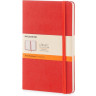 Записная книжка Moleskine Classic (в линейку) в твердой обложке, Large (13х21 см), красный