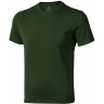 Мужская футболка Elevate Nanaimo с коротким рукавом, армейский зеленый, размер L (52)