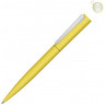 Металлическая шариковая ручка soft touch UMA Brush gum, желтый