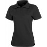 Женская футболка-поло Elevate Calgary с коротким рукавом, черный, размер XS (40)