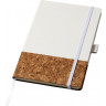 Блокнот Journalbooks Evora формата A5 из пробки и термополиуретана, белый