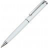 Шариковая металлическая ручка с анодированным слоем Lettertone Monarch, белая
