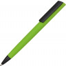 Ручка пластиковая шариковая C1 софт-тач, зеленое яблоко