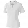Женская футболка-поло Elevate Calgary с коротким рукавом, белый/темно-синий, размер S (42-44)
