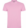 Рубашка поло Roly Star мужская, светло-розовый, размер M (50)