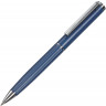 Шариковая металлическая ручка с анодированным слоем Lettertone Monarch, темно-синяя