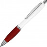 Ручка шариковая Scripto Nash, белый/красный, черные чернила