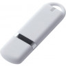 USB-флешка на 64 ГБ с покрытием soft-touch, збелый