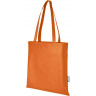 Эко-сумка Zeus из нетканого материала, переработанного по стандарту GRS, 6 л, оранжевый
