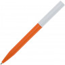 Шариковая ручка Unix из переработанной пластмассы, синие чернила, оранжевый