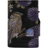 Кожаный кошелек TRU VIRTU CLICK&SLIDE Bird & Clover, черный/синий
