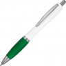 Ручка шариковая Scripto Nash, белый/зеленый, черные чернила