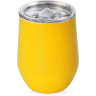 Вакуумная термокружка Waterline Sense, непротекаемая крышка, крафтовая упаковка, желтый