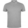  Рубашка поло Roly Imperium мужская, серый меланж, размер L (50)
