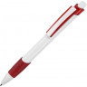 Ручка шариковая Соната, белый/красный