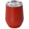 Вакуумная термокружка Waterline Sense, непротекаемая крышка, крафтовая упаковка, красный