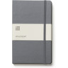 Записная книжка Moleskine Classic (в линейку) в твердой обложке, Pocket (9x14 см), серый