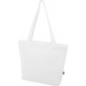 Эко-сумка на молнии Panama из переработанных материалов по стандарту GRS 20 л, белый
